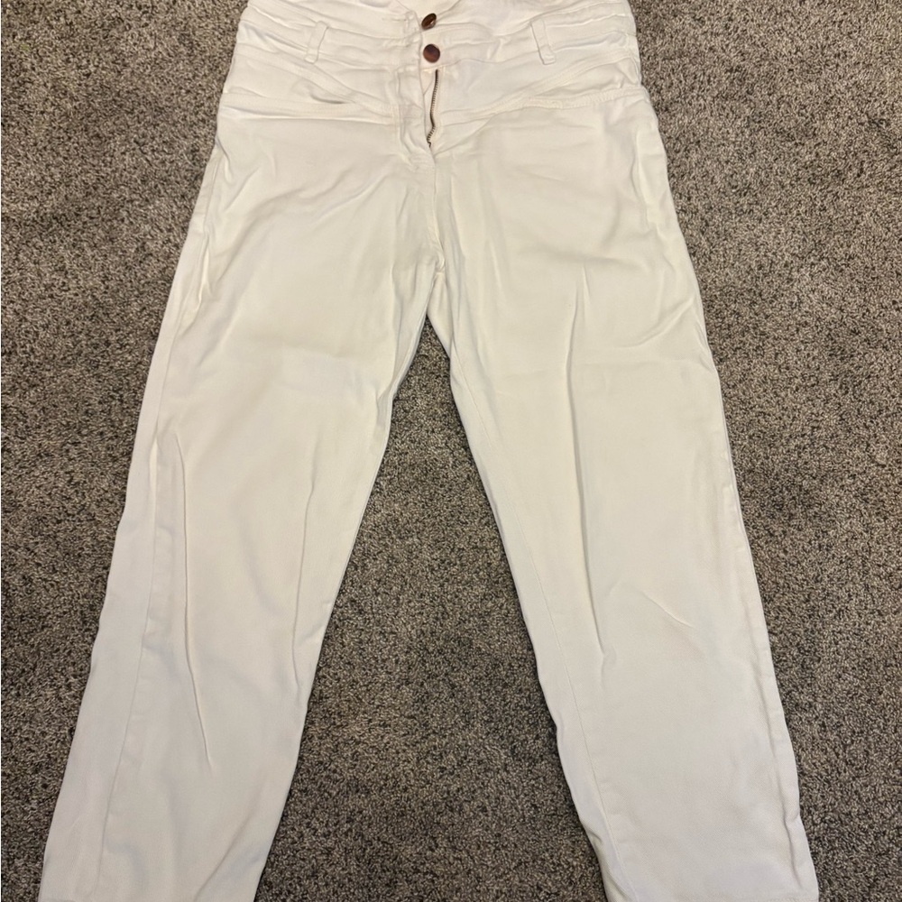 Deluc White Wide Leg Pants